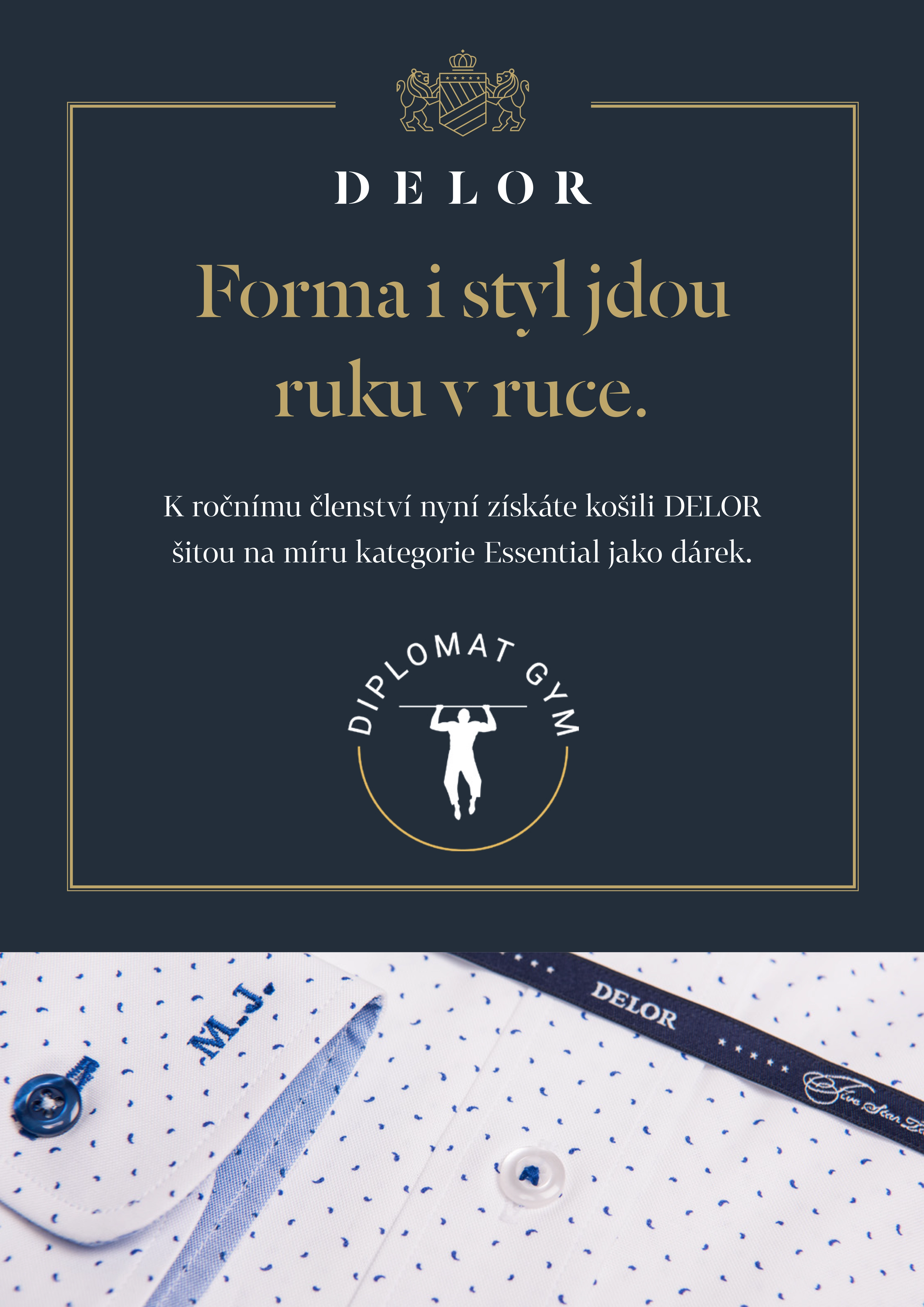 DELOR košile zdarma